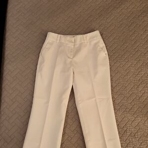 Talbots Women's Boot Cut Pants in Soft Cream